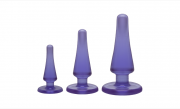 Анальные пробки фиолетовые