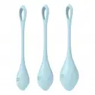 Набор йони бусин Satisfyer Yoni Power 2 Light Blue, диаметр 2-2,5-3см, вес 22-44-73гр photo 1