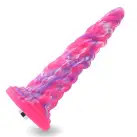 Фантазийный фаллоимитатор 10.12″ для секс-машин Hismith Silicone Dildo rose Monster Series photo 1