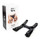 Гартеры на ногу из натуральной кожи Art of Sex - Kristina Leg Garters (2 шт) photo 1