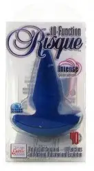 Анальный вибратор 10 FUNCTION RISQUE PROBE BLUE photo 5