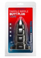 Анальная пробка Tripple Ripple Butt Plug Large photo 2
