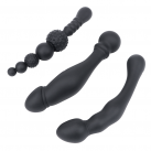 Анальный фаллоимитатор с шариками и двойной головкой IKOKY photo 3