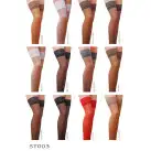 Чулки Passion ST003 5 beige: классические, на ажурной силиконовой резинке photo 3