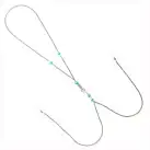 Украшение для сосков Art of Sex - Nipple Clamps Arrow, цвет мятный photo 2