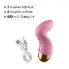 Вакуумный клиторальный стимулятор Svakom Pulse Pure Pale Pink, 5 режимов, 5 интенсивностей в каждом photo 5