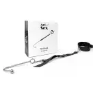 Анальный крюк с ошейником из натуральной кожа Art of Sex - Anal hook, Черный photo 4
