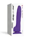 Реалистичный фаллоимитатор Strap-On-Me SOFT REALISTIC DILDO Violet - Size L photo 3