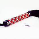 Флогер эко-кожа с кристаллами на ручке – 46 см photo 3