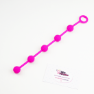 Силиконовые анальные бусы для начинающих, 25,5смХ1,8см photo 4