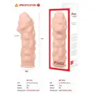 Насадка на член Kokos Extreme Sleeve ES.11 размер M, утолщающая, стимулирующий рельеф photo 3