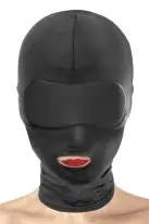 Капюшон для БДСМ с открытым ртом Fetish Tentation Open Mouth Hood photo 1